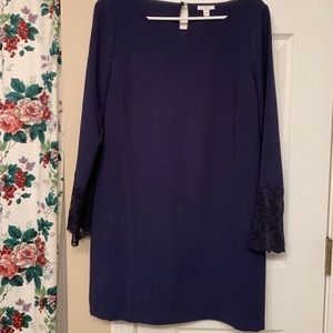 Charming Charlie’s Navy Long sleeve Dress